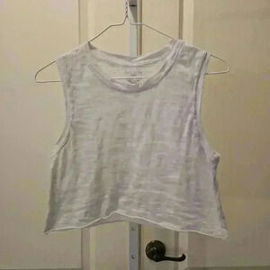 Evolution Creation Women's Crop Tank Top - White